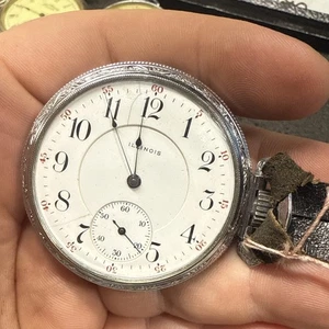 1914 ILLINOIS Pocket Watch Co 16s Grade 604  Ornate Case Model 7 ~ 17J - Picture 1 of 7