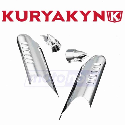 Kuryakyn Lower Leg Deflector Shields for 2000-2006 Harley Davidson FLHTCI tu Foto 1 de 4