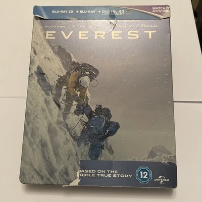 EVEREST - UK EXCLUSIVE 3D + BLU RAY STEELBOOK - NEW & SEALED - Image 1 of 4