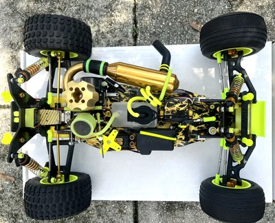 Team Associated RC10GT Totally Custom w/ Gold Alum. CVD’s & Gold Header - Image 1 of 4