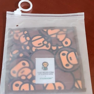 Starbucks Korea 2025 BARISTA Baby BAPE milo week COASTER - Picture 1 of 1