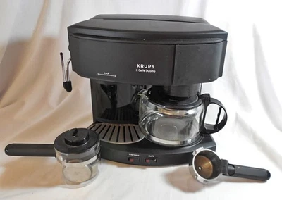 Krups 985-42 Il Caffe Duomo Coffee and Espresso Machine, Black - Image 1 of 4