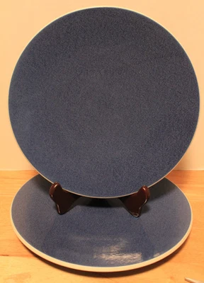 2 обеденные тарелки Sasaki Colorstone Sapphire 10 7/8 дюйма БЕЗ СКОЛОВ - Изображение 1 из 3