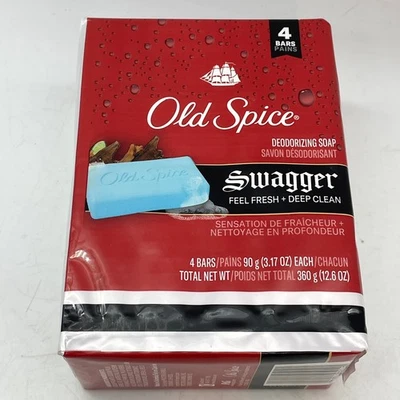 Old Spice Men's Bar Soap Swagger, 3.17oz (4 Bars Total) - Bild 1 von 4