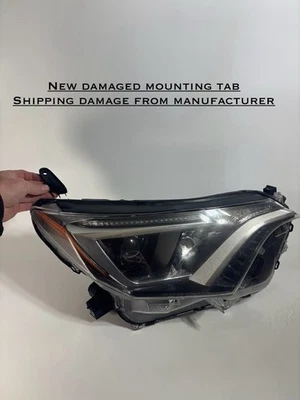 Halogen Projector Headlight Headlamp For 2016 2017 2018 Toyota Rav4 Right RH - Image 1 of 4