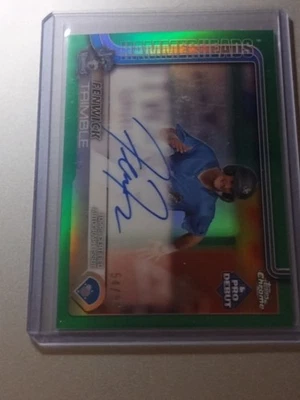 2025 Topps Pro Debut Fenwick Trimble Auto /99 Jupiter Hammerheads Marlins - Image 1 of 2