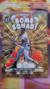 2023 Donruss Baseball WILLIE McCOVEY Bomb Squad GOLD Refractor #17/99 Giants - Picture 1 of 1