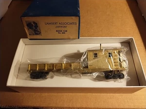 Lambert Associates HO Scale Brass #605 - Boom Car/Tender MOW Unpainted - Picture 1 of 1