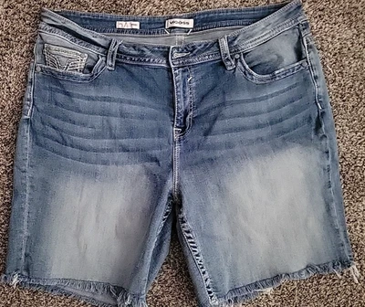 Bermudas vaqueras azules VIGOSS para mujer talla grande 20 cintura 40 X L 9 Foto 1 de 4