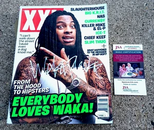 Revista WAKA FLOCKA FLAME FIRMADA XXL CERTIFICADO DE AUTENTICIDAD JSA Rap Hip Hop - Imagen 1 de 2