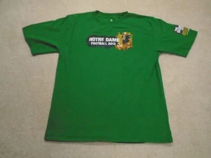 Notre Dame T Shirt Youth XL Extra Large Green - Picture 1 of 12