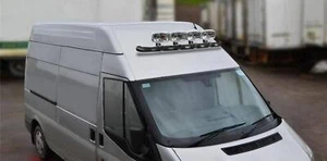 Barra de techo negra + LED + focos LED para adaptarse a Saic Maxus Deliver 9 furgoneta media alta - Imagen 1 de 7