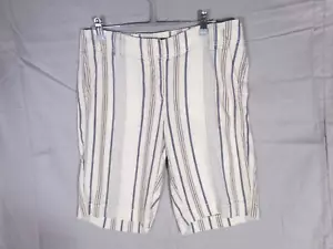 Ann Taylor Women's Bermuda Shorts Size 2 Flat Front Mid Rise Stretch 4 Pockets - Picture 1 of 4