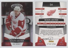 2010-11 Certified Mirror Red /250 Nicklas Lidstrom #54 HOF