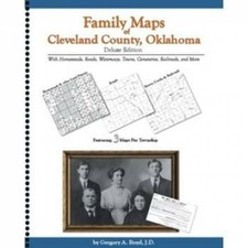 Mapas da família do Condado de Cleveland, Oklahoma Edição De Luxo