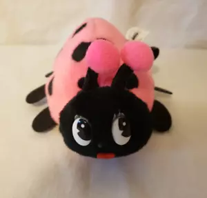 Stuffins Ladybug Pink Black Plush Beanie Lumpy's Bean Bag Gang Vintage 1997 - Picture 1 of 7