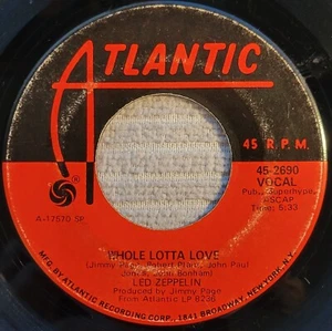 Led Zeppelin "Whole Lotta Love / Living Loving Maid" weak VG - Picture 1 of 3