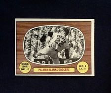 1967 # 152 World Series Game 2 Palmer Orioles Dodgers NR-MT Free Shipping Topps
