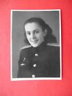 Lipetsk USSR 1951 Soviet military woman in uniform. Real photo
