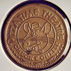 1980 Chuck E Cheese Game Token TC#573694 - Picture 1 of 2