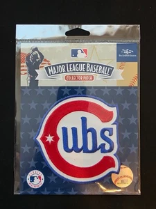 Parche oficial de camiseta frontal de los Chicago Cubs parche de béisbol azul City Connect - Imagen 1 de 1