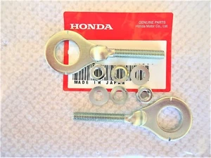 OEM HONDA CHAIN ADJUSTERS ST SL 90 XL100 XL100S XL125 XL125S XL185 XL185S MT125 - Picture 1 of 1