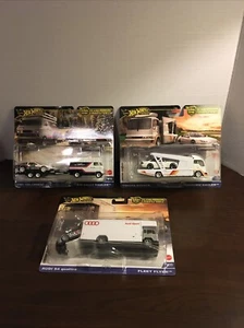 Hot Wheels 2025 Team Transport Set - Toyota Soarer, DMC Delorean, Audi S4 🔥 - Picture 1 of 12