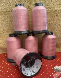 Coats Emb Thread CF Polyester Pink NEW Lot Of 6 See Label For Info USA - Picture 1 of 4