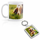 Mug & Square Keyring Set - Welsh Springer Spaniel Dog Puppy  #16840