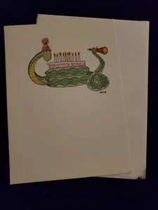 Happy Birthday Greeting Card With Envelope #BD4 - Picture 1 of 2