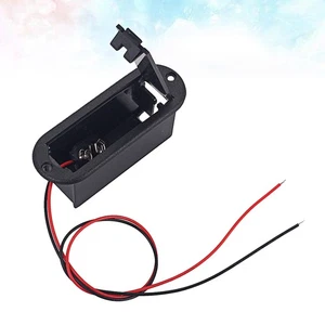 Estuche Soporte Batería Guitarra Eléctrica 9 V Caja Pastilla Soporte Baterías - Imagen 1 de 11