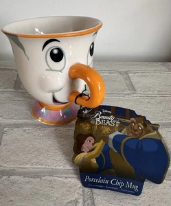 Disney Beauty and the Beast Chip Mug Paladone Ceramic Tea Coffee Cup Gift - Picture 1 of 9