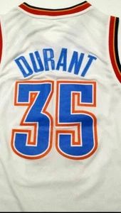 Canotta Basket Nba Jersey Adidas Oklahoma City Thunder Durant #35 M. - Foto 1 di 4