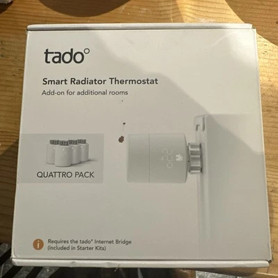 Tado° Smart Radiator Thermostat Quattro Pack - Image 1 of 4