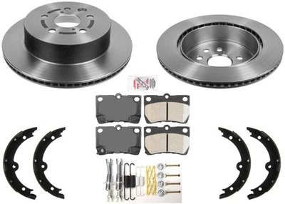 Pastillas de freno de disco de carbono de rendimiento trasero para Lexus IS350 2006 2007 2008 Foto 1 de 4