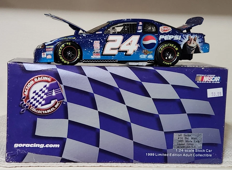 Jeff Gordon Star Wars 1/24 1999 Monte-Carlo Acción NASCAR #24 ¡Envío Gratis! Foto 1 de 1