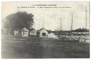 Frühe Guadeloupe Postkarte - Französische Karibik - Point-A-Pitre Kai - Bild 1 von 1