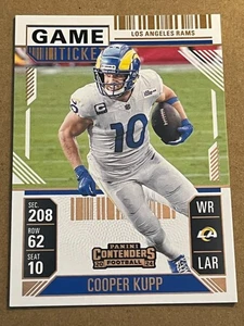 2024 PANINI CONTENDERS - GAME TICKET - BRONZE - COOPER KUPP RAMS #58 - Picture 1 of 2