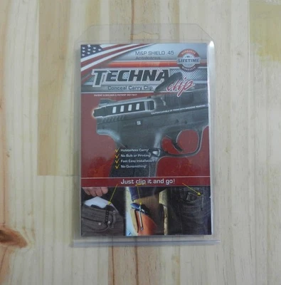 Techna Clip, Technaclip; Fits Smith Wesson M&P Shield 45; Ambidextrous; SH45BA - Image 1 of 2