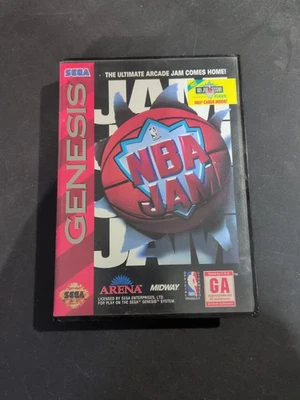 1994 Sega Genesis NBA Jame Game  Includes Game, Case And Manual Tested And Works - Image 1 of 4