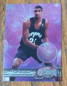 97-98 Metal Universe #66 Tim Duncan Rookie Card - Picture 1 of 2