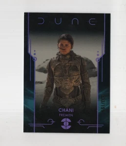 CHANI FREMEN #30 BENE GESSERIT PURPLE + BLUE #D /199 2025 DUNE TOPPS CHROME - Picture 1 of 2