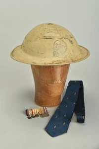 WW2 Miniature Medals, 8th Army Desert Rats Tie & North African Helmet. ZLJ - Picture 1 of 14