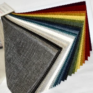 FABRIC SAMPLE BOOK Multi-Color INSTIGATOR Textured SOFT Chenille 32pcs LOT - Picture 1 of 18