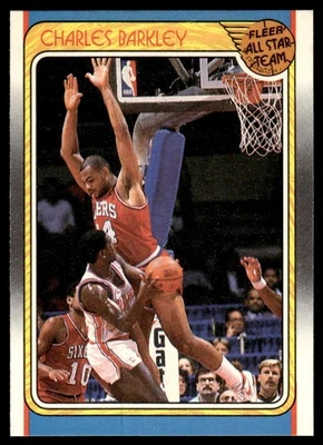 Fleer All Star Team Charles Barkley #129 1988-89 Foto 1 de 2
