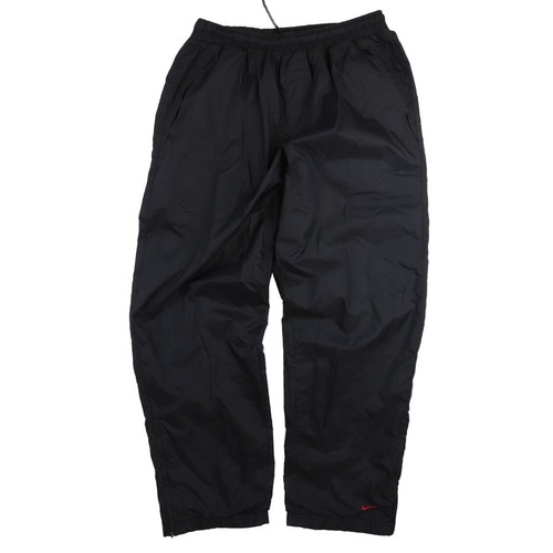 Pantaloni da pista Nike vintage in nylon taglia XL neri