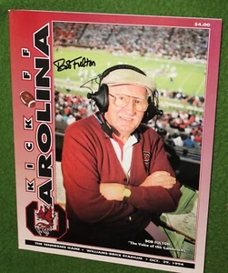 USC Gamecocks Bob Fulton SIGNED LAST HOME Program Gamecock Collectors MUST L@@K - Picture 1 of 1