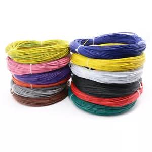 UL1007 Cable Stranded 22AWG 1.6mm OD Electrical Lead Wire Copper Stranded Strands PVC - Picture 1 of 13