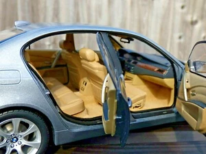 BMW 530 E60 DEALER EDITION Rare Vintage Space Gray Metallic Toy Car KYOSHO 1:18 - Picture 1 of 12