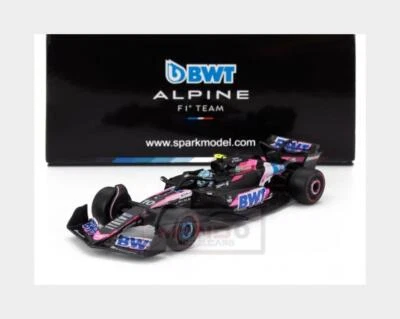 1:64 SPARK Alpine F1 A524 #10 Season 2024 Pierre Gasly Black Blue Pink Y368 - Immagine 1 di 2
